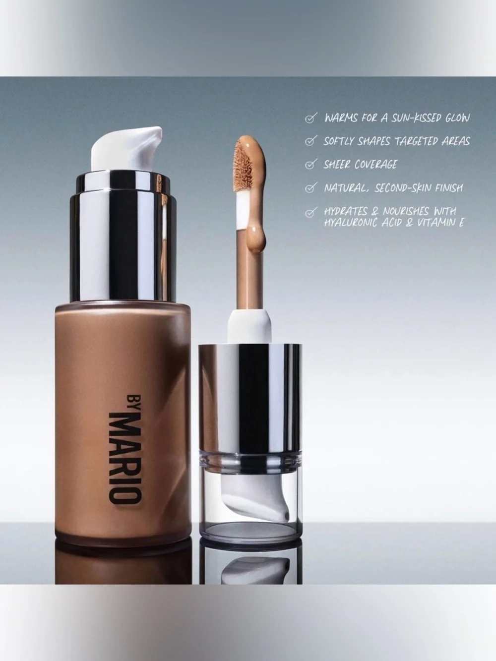 MAKEUP BY MARIO Soft Sculpt Light Serum , Gloat Sponge + REFY Face Setter + NARS